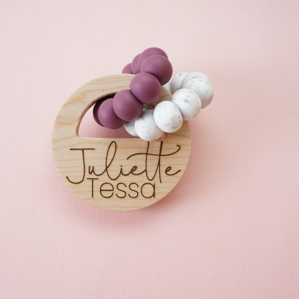 Personalized Locket Teether - Tailored Tots 