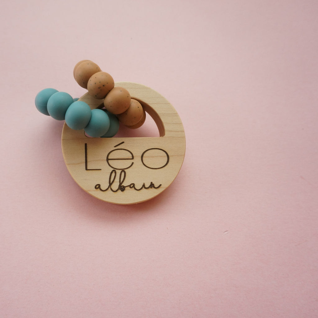 Personalized Locket Teether - Tailored Tots 